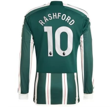 Maillot de Foot Manchester United Rashford 10 Tenue Extérieur 2023/24 Manche Longue