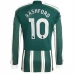 Maillot de Foot Manchester United Rashford 10 Tenue Extérieur 2023/24 Manche Longue
