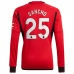 Maillot de Foot Manchester United Sancho 25 Tenue Domicile 2023/24 Manche Longue