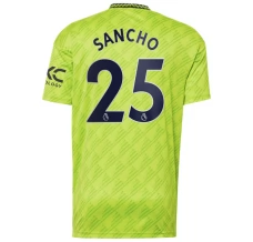 Maillot de Foot Manchester United Sancho 25 Tenue Third 2022/23