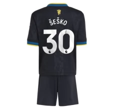 Maillot de Foot Manchester United Šeško 30 Enfant Tenue Third 2025/26 Maillot de Foot Manchester United Šeško 30 Enfant Tenue Third 2025/26