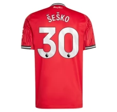 Maillot de Foot Manchester United Šeško 30 Tenue Domicile 2025/26 Maillot de Foot Manchester United Šeško 30 Tenue Domicile 2025/26