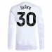 Maillot de Foot Manchester United Šeško 30 Tenue Extérieur 2025/26 Manche Longue