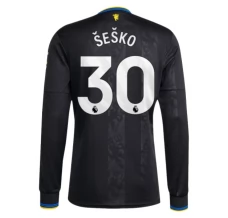Maillot de Foot Manchester United Šeško 30 Tenue Third 2025/26 Manche Longue
