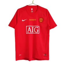 Maillot de Foot Manchester United Tenue Domicile Champions League Final Retro 2007-08