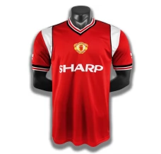 Maillot de Foot Manchester United Tenue Domicile Retro 1985-86