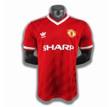 Maillot de Foot Manchester United Tenue Domicile Retro 1986-88