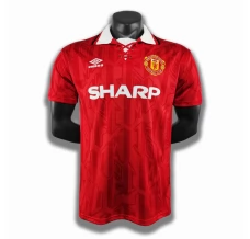 Maillot de Foot Manchester United Tenue Domicile Retro 1992-94