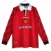 Maillot de Foot Manchester United Tenue Domicile Retro 1996-97 Manche Longue