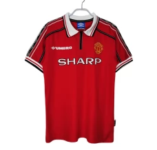 Maillot de Foot Manchester United Tenue Domicile Retro 1998-99