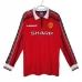 Maillot de Foot Manchester United Tenue Domicile Retro 1998-99 Manche Longue