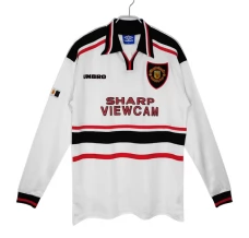 Maillot de Foot Manchester United Tenue Extérieur Retro 1998-99 Manche Longue Maillot de Foot Manchester United Tenue Extérieur Retro 1998-99 Manche Longue