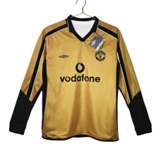 Maillot de Foot Manchester United Tenue Extérieur Retro Centenary 2001-02 Manche Longue Maillot de Foot Manchester United Tenue Extérieur Retro Centenary 2001-02 Manche Longue