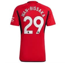 Maillot de Foot Manchester United Wan-Bissaka 29 Tenue Domicile 2023/24 Maillot de Foot Manchester United Wan-Bissaka 29 Tenue Domicile 2023/24