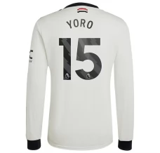 Maillot de Foot Manchester United Yoro 15 Tenue Third 2024/25 Manche Longue