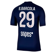 Maillot de Foot Paris Saint Germain B.Barcola 29 Tenue Domicile 2025/26