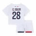 Maillot de Foot Paris Saint Germain C.Soler 28 Enfant Tenue Extérieur 2024/25 Maillot de Foot Paris Saint Germain C.Soler 28 Enfant Tenue Extérieur 2024/25