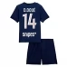 Maillot de Foot Paris Saint Germain D.Doue 14 Enfant Tenue Domicile 2025/26 Maillot de Foot Paris Saint Germain D.Doue 14 Enfant Tenue Domicile 2025/26