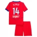 Maillot de Foot Paris Saint Germain D.Doué 14 Enfant Tenue Third 2025/26