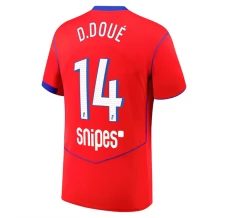 Maillot de Foot Paris Saint Germain D.Doué 14 Tenue Third 2025/26 Maillot de Foot Paris Saint Germain D.Doué 14 Tenue Third 2025/26