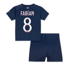 Maillot de Foot Paris Saint-Germain Fabian 8 Enfant Tenue Domicile 2023/24
