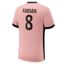 Maillot de Foot Paris Saint Germain Fabian 8 Tenue Third 2024/25