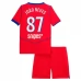 Maillot de Foot Paris Saint Germain João Neves 87 Enfant Tenue Third 2025/26