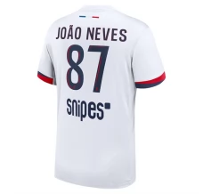 Maillot de Foot Paris Saint Germain João Neves 87 Tenue Extérieur 2025/26