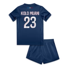 Maillot de Foot Paris Saint Germain Kolo Muani 23 Enfant Tenue Domicile 2024/25