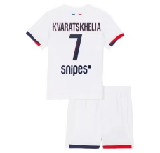 Maillot de Foot Paris Saint Germain Kvaratskhelia 7 Enfant Tenue Extérieur 2025/26 Maillot de Foot Paris Saint Germain Kvaratskhelia 7 Enfant Tenue Extérieur 2025/26