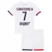 Maillot de Foot Paris Saint Germain Kvaratskhelia 7 Enfant Tenue Extérieur 2025/26