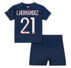 Maillot de Foot Paris Saint-Germain L.Hernandez 21 Enfant Tenue Domicile 2023/24