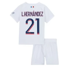 Maillot de Foot Paris Saint-Germain L.Hernandez 21 Enfant Tenue Extérieur 2023/24