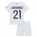 Maillot de Foot Paris Saint-Germain L.Hernandez 21 Enfant Tenue Extérieur 2023/24