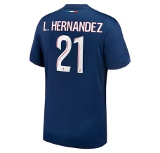 Maillot de Foot Paris Saint Germain L.Hernandez 21 Tenue Domicile 2024/25
