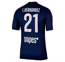 Maillot de Foot Paris Saint Germain L.Hernandez 21 Tenue Domicile 2025/26