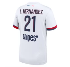 Maillot de Foot Paris Saint Germain L.Hernandez 21 Tenue Extérieur 2025/26