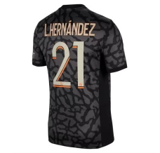 Maillot de Foot Paris Saint-Germain L.Hernandez 21 Tenue Third 2023/24