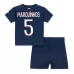 Maillot de Foot Paris Saint-Germain Marquinhos 5 Enfant Tenue Domicile 2023/24