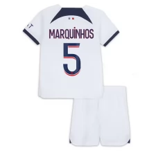 Maillot de Foot Paris Saint-Germain Marquinhos 5 Enfant Tenue Extérieur 2023/24