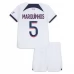 Maillot de Foot Paris Saint-Germain Marquinhos 5 Enfant Tenue Extérieur 2023/24