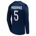 Maillot de Foot Paris Saint-Germain Marquinhos 5 Tenue Domicile 2022/23 Manche Longue