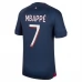 Maillot de Foot Paris Saint-Germain Mbappé 7 Tenue Domicile 2023/24