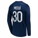 Maillot de Foot Paris Saint-Germain Messi 30 Tenue Domicile 2022/23 Manche Longue