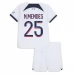 Maillot de Foot Paris Saint-Germain N.Mendes 25 Enfant Tenue Extérieur 2023/24