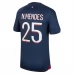 Maillot de Foot Paris Saint-Germain N.Mendes 25 Tenue Domicile 2023/24 Maillot de Foot Paris Saint-Germain N.Mendes 25 Tenue Domicile 2023/24
