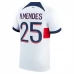 Maillot de Foot Paris Saint-Germain N.Mendes 25 Tenue Extérieur 2023/24