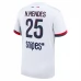 Maillot de Foot Paris Saint Germain N.Mendes 25 Tenue Extérieur 2025/26