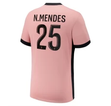 Maillot de Foot Paris Saint Germain N.Mendes 25 Tenue Third 2024/25 Maillot de Foot Paris Saint Germain N.Mendes 25 Tenue Third 2024/25