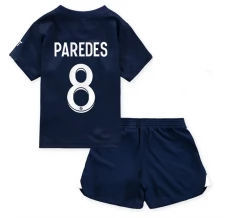 Maillot de Foot Paris Saint-Germain Paredes 8 Enfant Tenue Domicile 2022/23